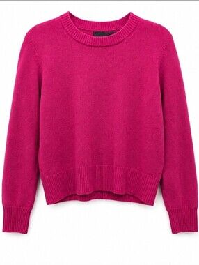 Title:GAP Bright Pink Crewneck Knit Sweater Women's Medium